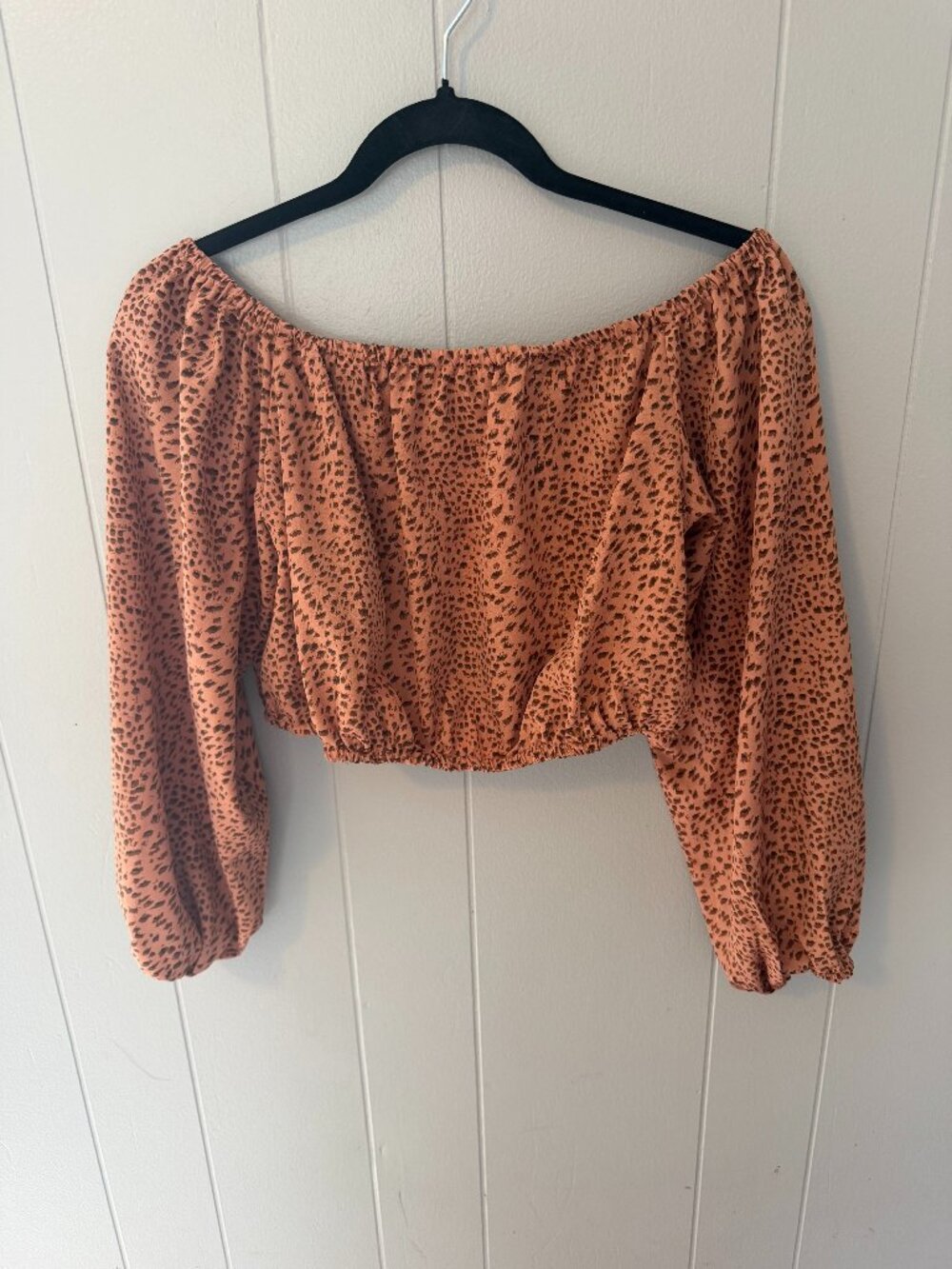 SHEIN Off-The-Shoulder Crop Top